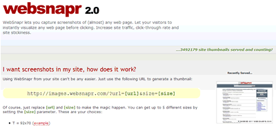 WebSnapr