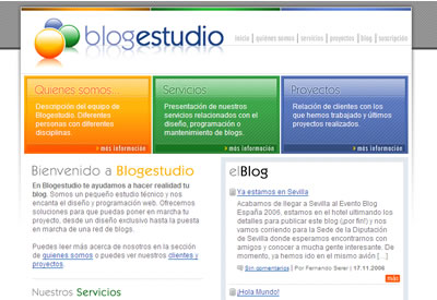 Blogstudio, diseño y programación de blogs