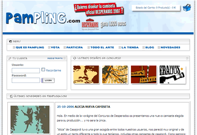 tienda de camisetas pampling