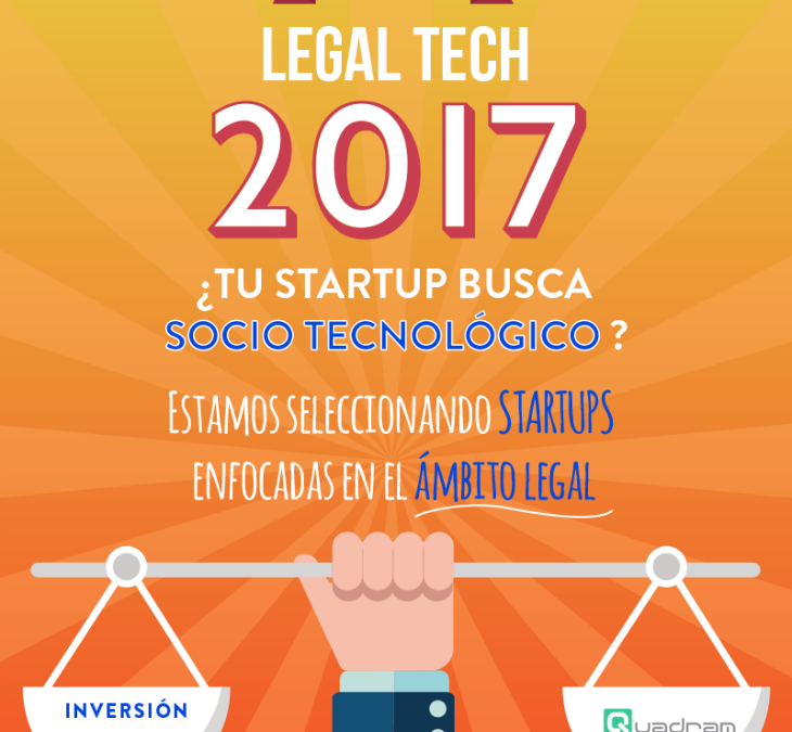 Quadram Mobile Ventures quiere apoyar un proyecto Legal Tech
