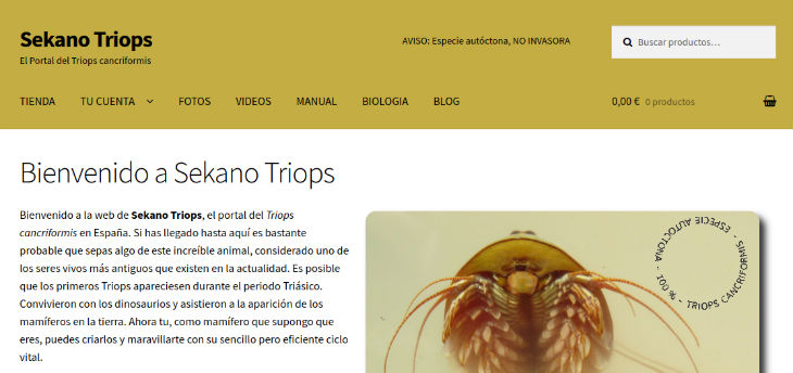 Comercios electrónicos de (súper) nicho: caso Sekano Triops