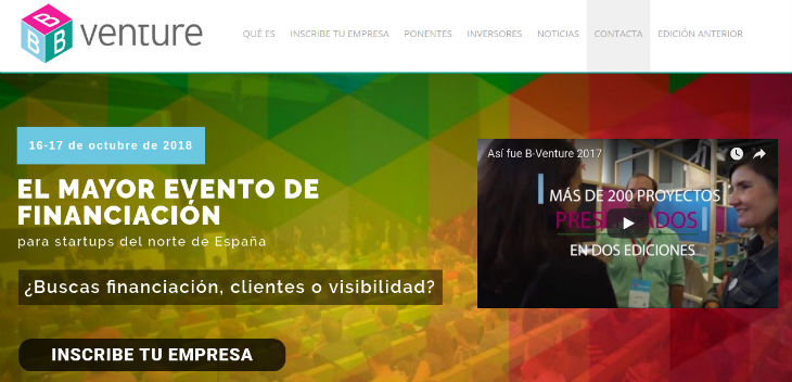B-Venture 2018, grandes inversores para tu startup